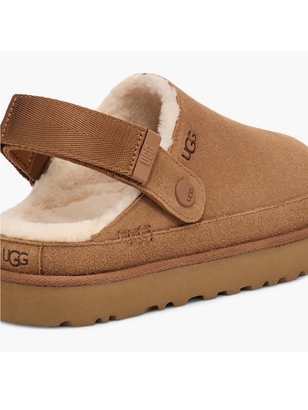 Ugg Goldenstar Chestnut Insulated Clogs Size 10